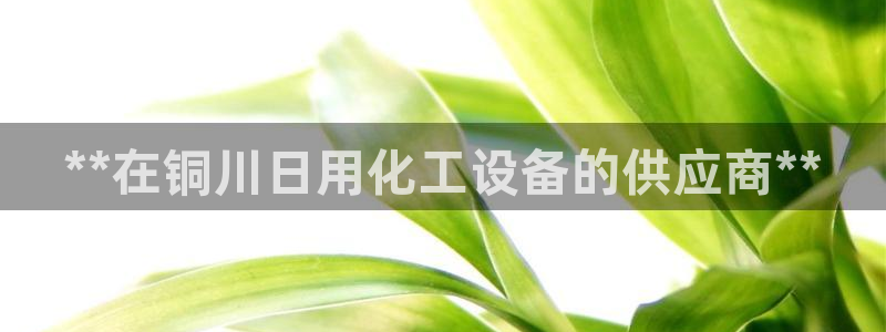 门徒平台官网首页下载：**在铜川日用化工设备的供应