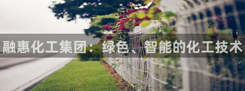 门徒平台上级：融惠化工集团：绿色、智能的化工技术